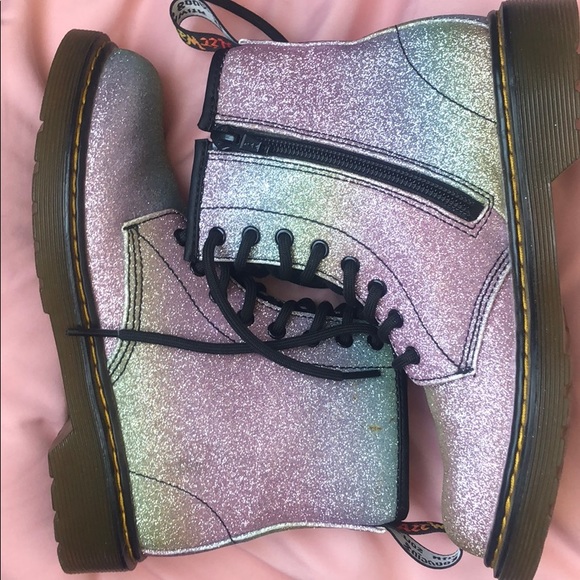 Multicolored glitter Doc Martins - Picture 2 of 2